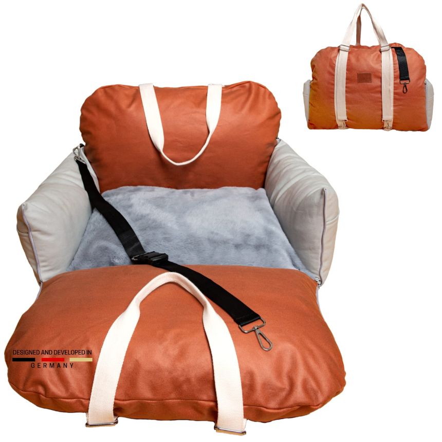 Amelia CozyCar 3in1 Reisebett für Hunde